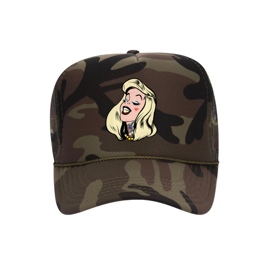Trucker Hat - Dark Camo